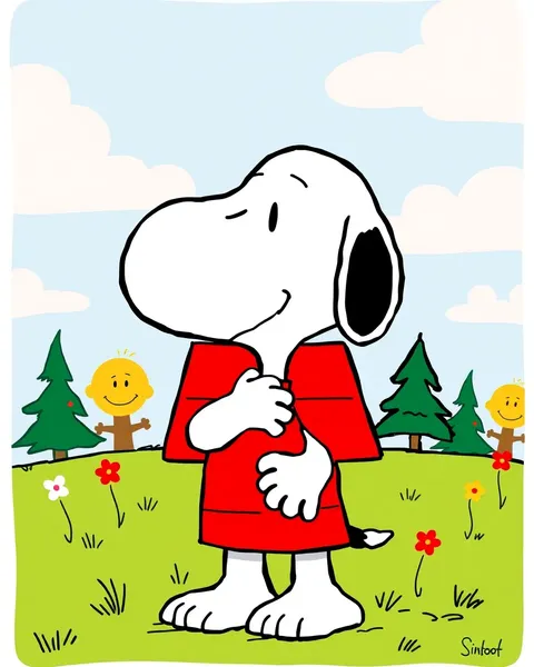 Snoopy Cartoon Images Capture His Whimsical and Humorous Personality