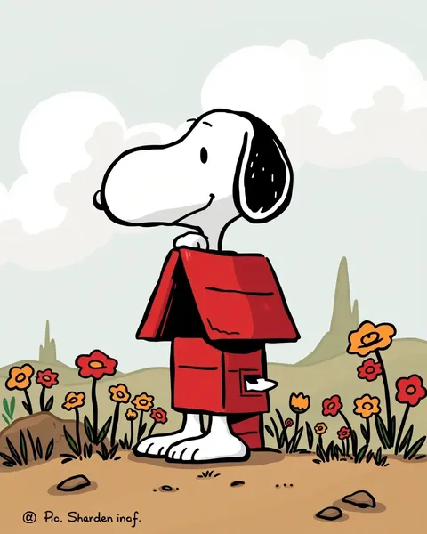 Snoopy Cartoon Images Display His Playful and Adventurous Side