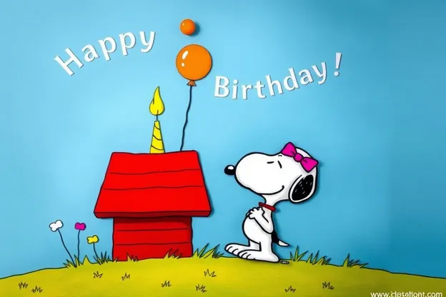 Snoopy Wishes You a Happy Birthday with Images