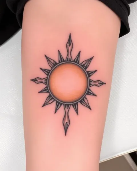 Solar Eclipse Tattoo Artwork Examples