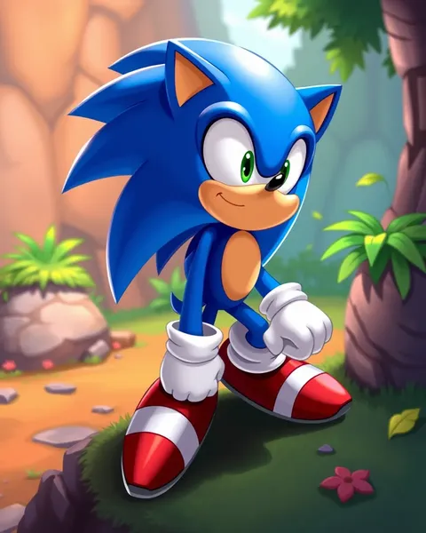 Sonic's Cartoon Pictures Feature His Adventures