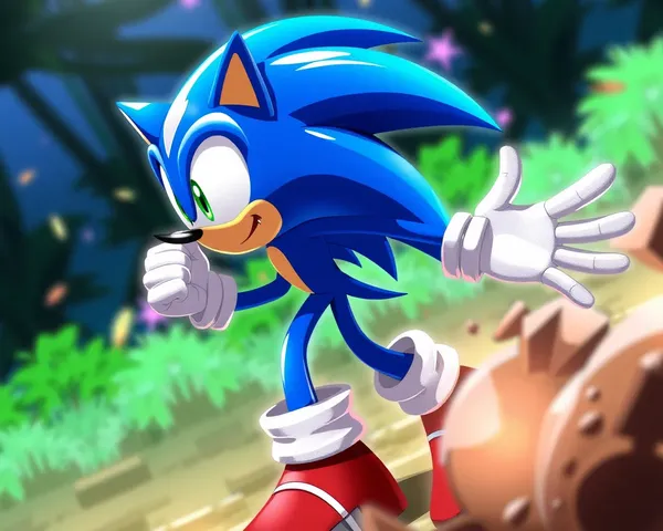 Sonic Azul PNG HD Downloaded