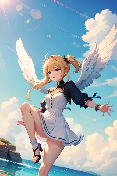 Soothing Animated Angel Pictures for Relaxation