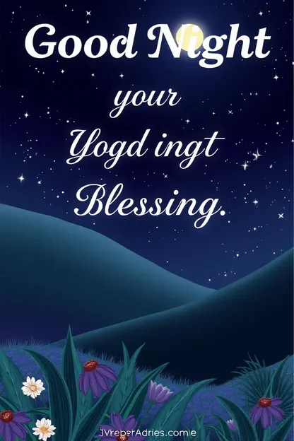 Soothing Good Night Blessing Images for a Restful Night