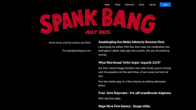 Spankbang.com in July 2025: What's Happening