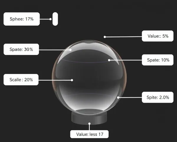 Sphere Scale Value in PNG Image