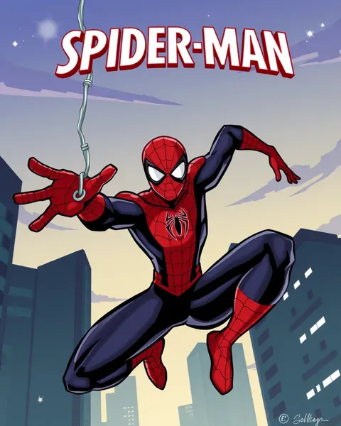 Spider Man Cartoon Images in High Quality Resolution