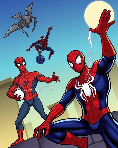 Spider-Man Cartoon Pictures in Color