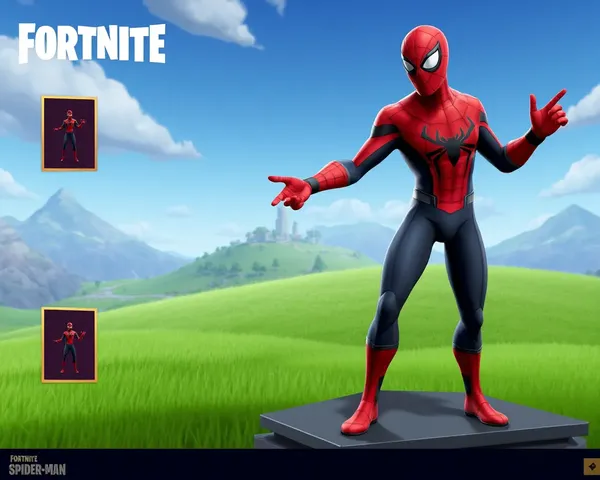 Spiderman Fortnite Skin PNG Design Inspiration