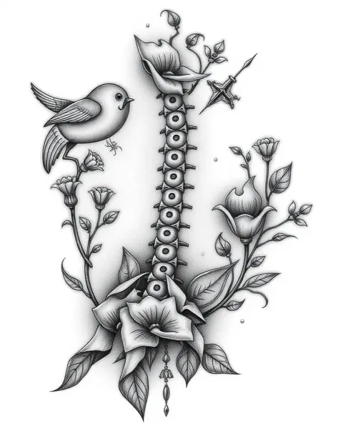 Spine Tattoo Design Inspiration