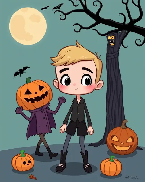 Spooky Halloween Cartoon Pictures to Enjoy