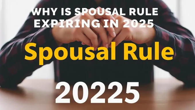 Spousal Rule Expiration in 2025: What's Next