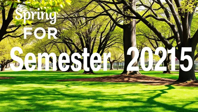 Spring Semester 2025 Final Exam Schedule Released