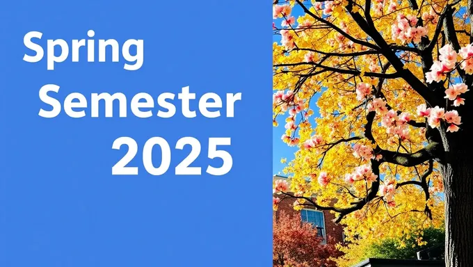 Spring Semester 2025 Registration Dates Released