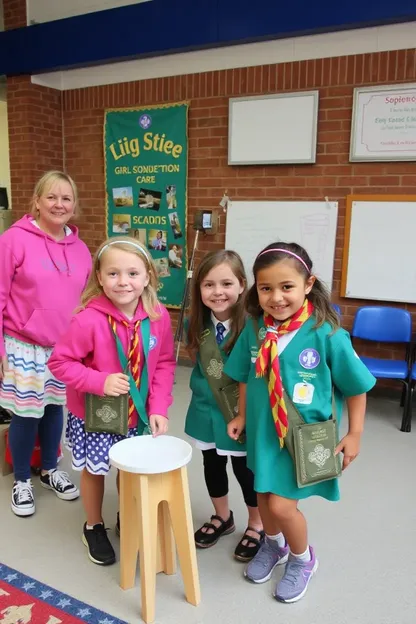 St Ann's Houston Girl Scouts Celebrate Accomplishments