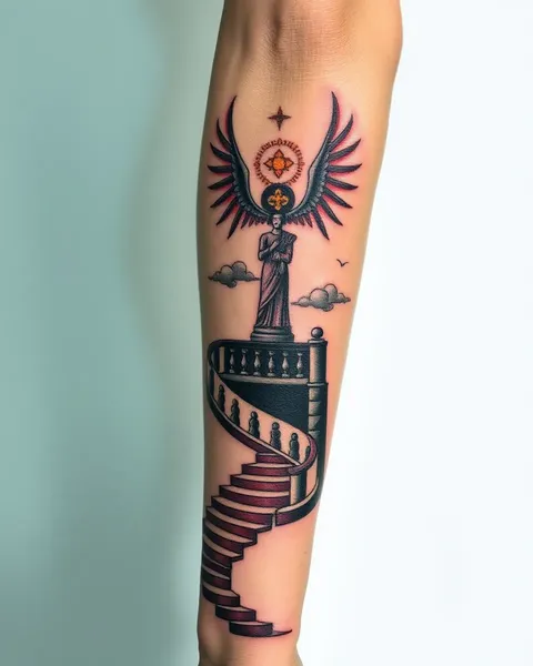 Stairway to Heaven Tattoo Symbolism Explained