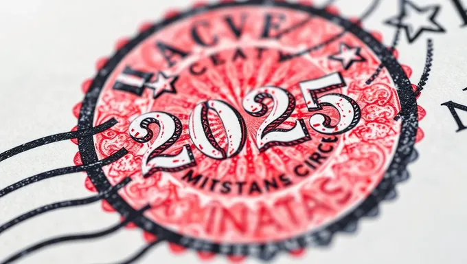 Stamp Price Announcement for 2025 Year