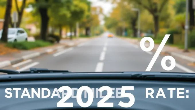 Standard Mileage Rate 2025 Remains Stable