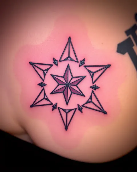 Star Shape Nipple Tattoos: Beautiful Body Art Creations