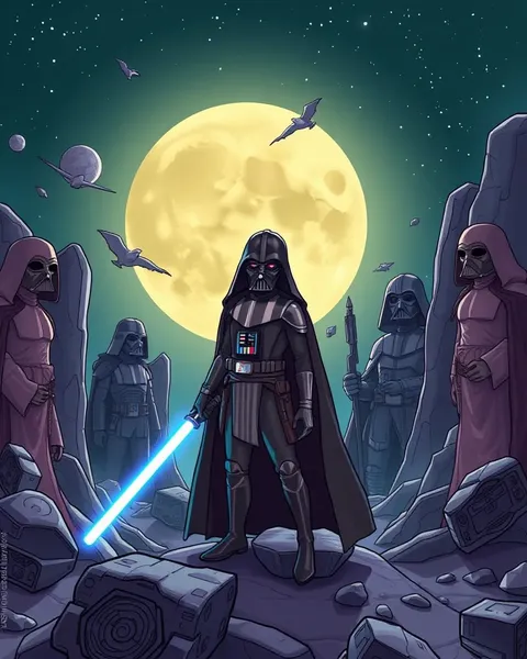 Star Wars Images in Cartoon Form