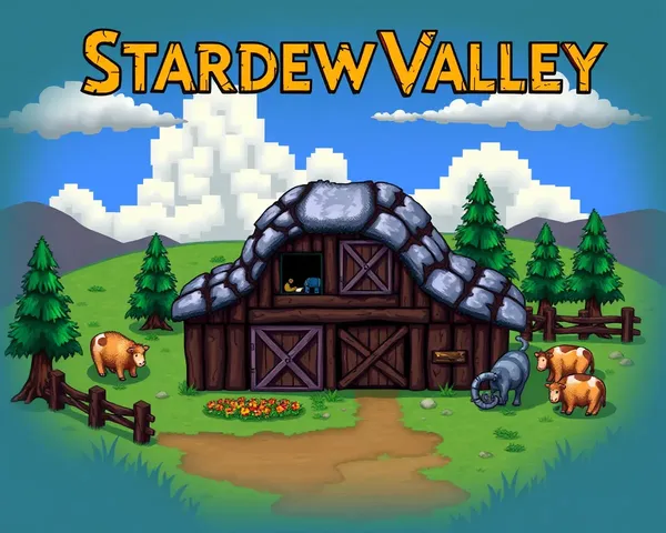 Stardew Valley Barn PNG Picture For Farming Game Assets