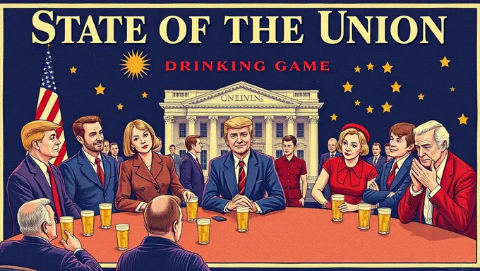 State of the Union Drinking Game 2025 Categories