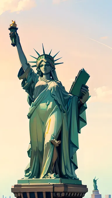 Statue of Liberty R34: Majestic Monument in Liberty Island