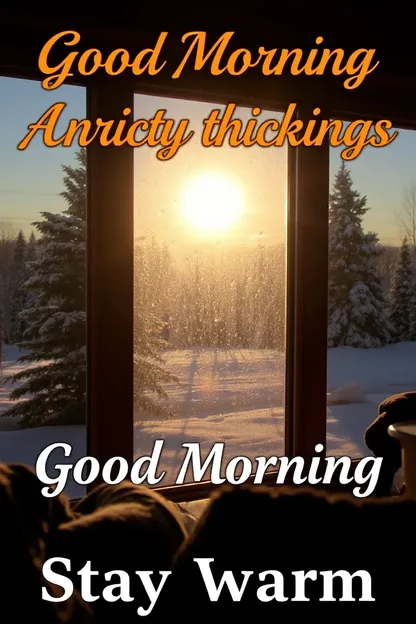 Stay Warm with Good Morning Lovely Images