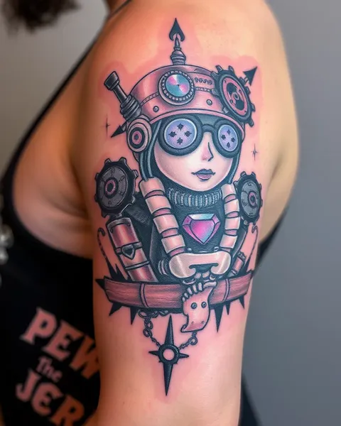 Steampunk Tattoo as a Form of Self-Expression