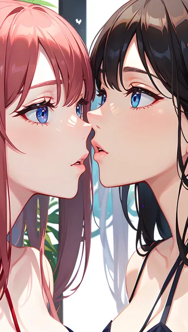 Stepsisters' Intimate Close-Up Hentai Exposed