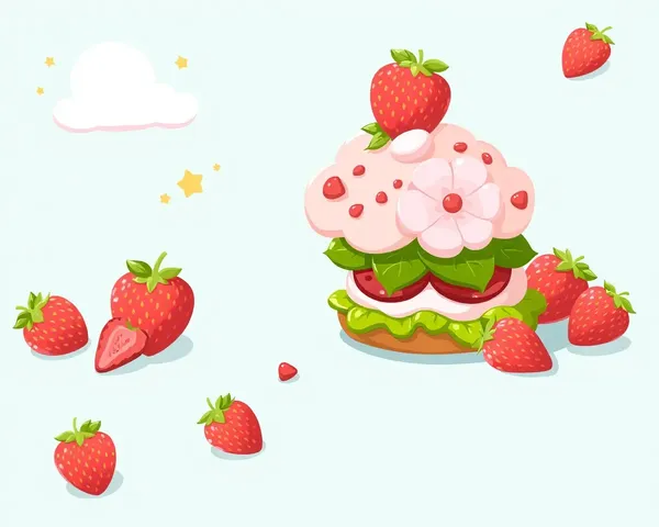 Strawberry Shortcake PNG File Download Available