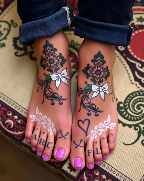 Stunning Feet Foot Tattoo Designs for Inspiration