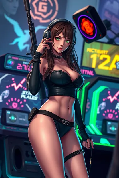 Stunning Gaming Girl Wallpaper for Your Visual Thrill