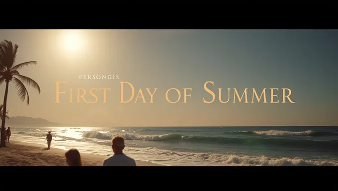 Summer 2025's First Day Brings Joy