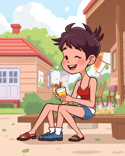 Summer Cartoon Pictures in Season