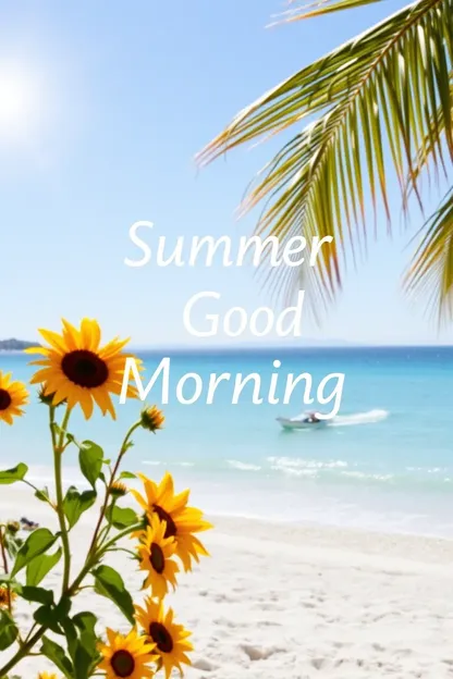 Summer Morning Images with Good Morning Messages