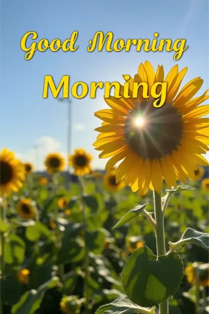 Sunny Good Morning Images with Bright Smiles