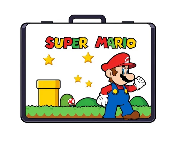 Super Mario Game Case PNG File Characteristics