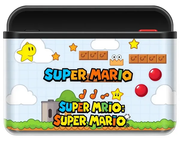 Super Mario Game Case PNG File Specifications