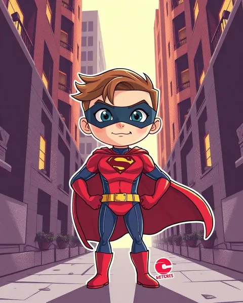 Superhero Cartoon Picture Gallery Collection