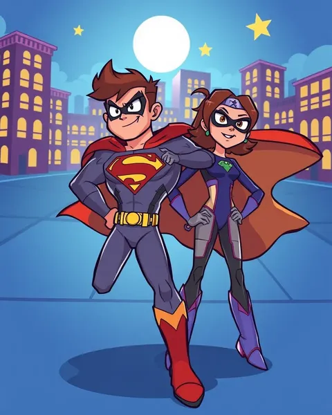 Superhero Cartoon Pictures and Images