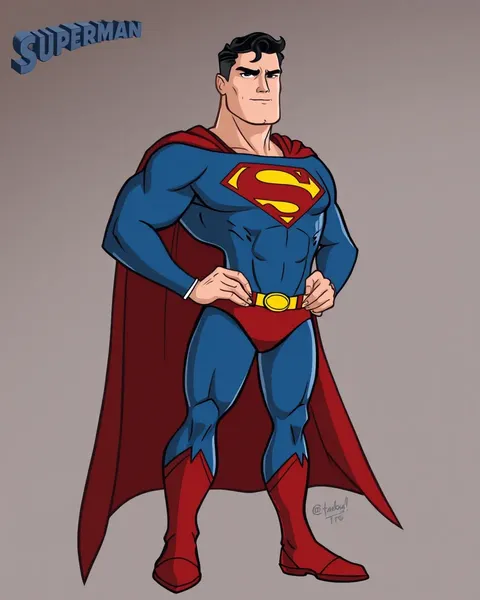 Superman Cartoon Photo Collection Unveiled