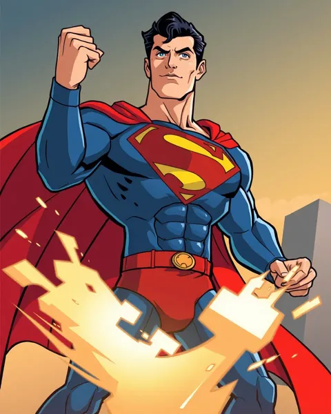 Superman Cartoon Pictures Gallery Displayed