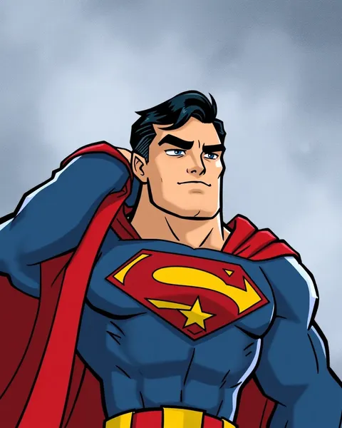 Superman Cartoon Pictures for Comic Fans