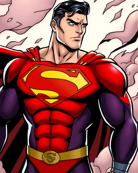 Superman Images in Cartoon Style