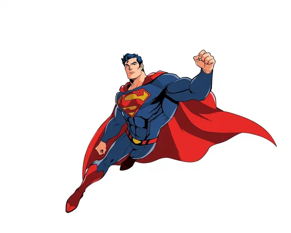 Superman PNG Graphic Located