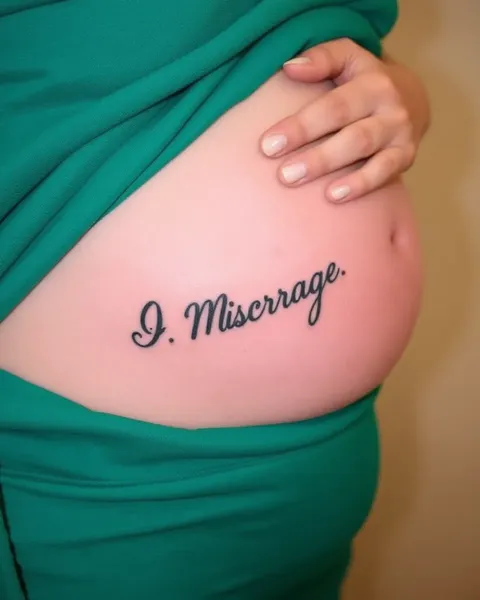 Symbolic Miscarriage Tattoo Designs for Closure