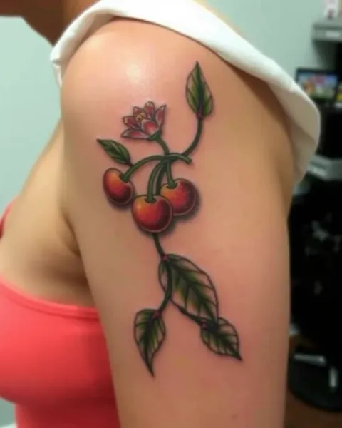 Symbolism Behind Cherry Flower Tattoo Meaning Uncovered