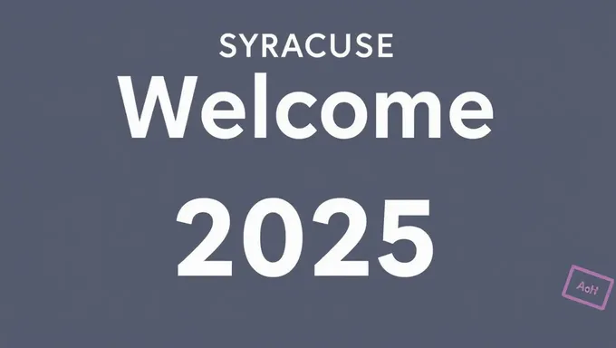 Syracuse University Parents Welcome for 2025