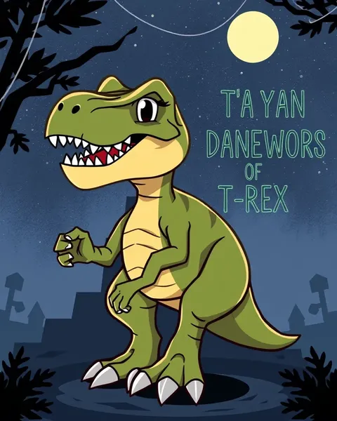 T-Rex Cartoon Images in Dinosaur Era